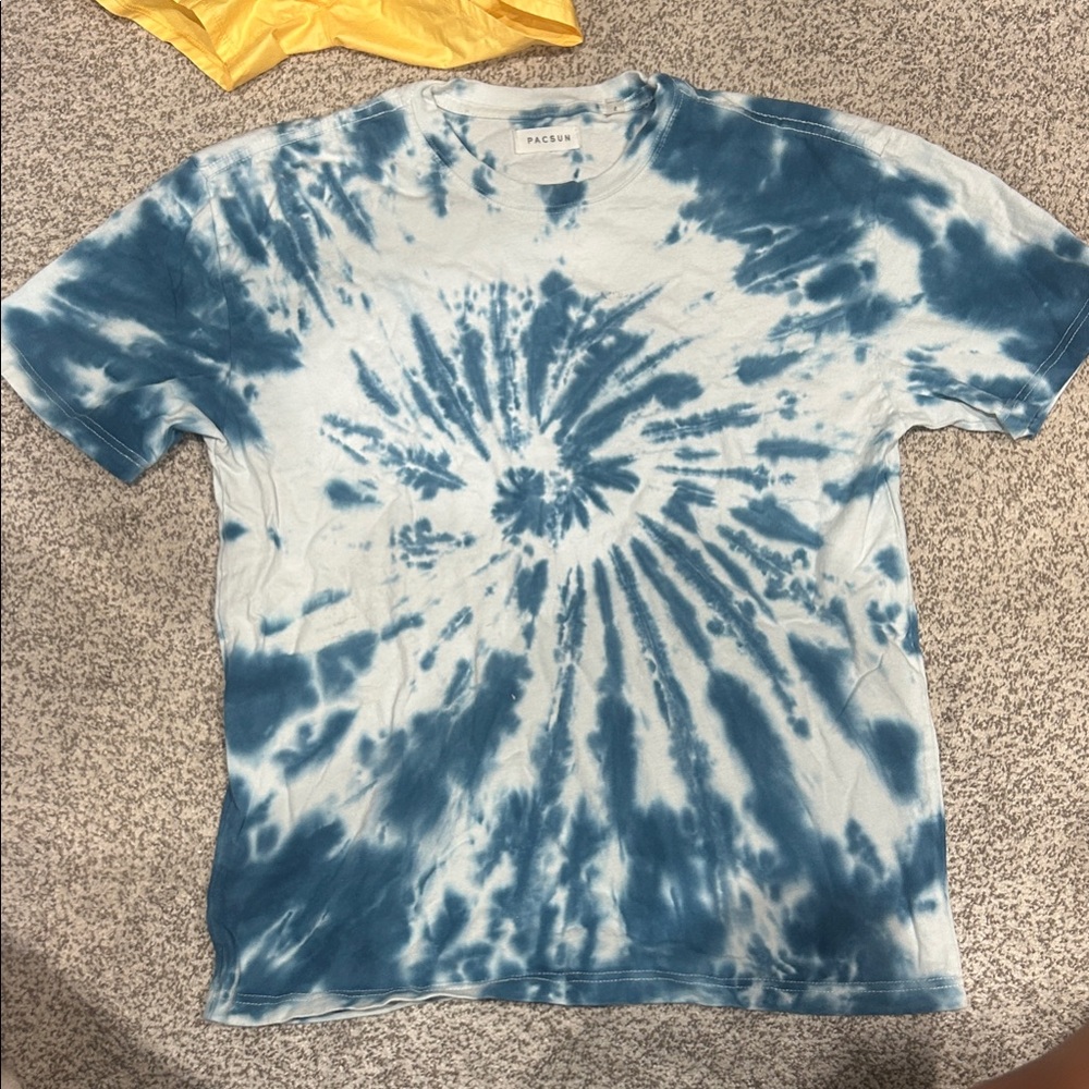 PacSun Ocean Blue Tie-Dye Tee